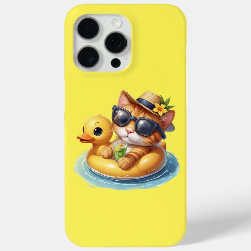 Cat On A Float  iPhone 15 Pro Max Case