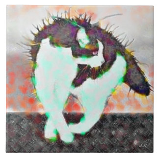 Cat On A Hot Tin Roof Tile