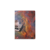 Cat on a Keyboard in Space Passport Holder (Front)