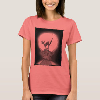 Cat On a Tombstone T-Shirt