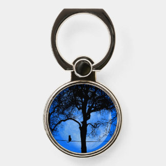 Cat on a Wire Blue Moon Phone Ring Stand