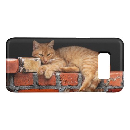Cat on Brick Wall Case-Mate Samsung Galaxy S8 Case