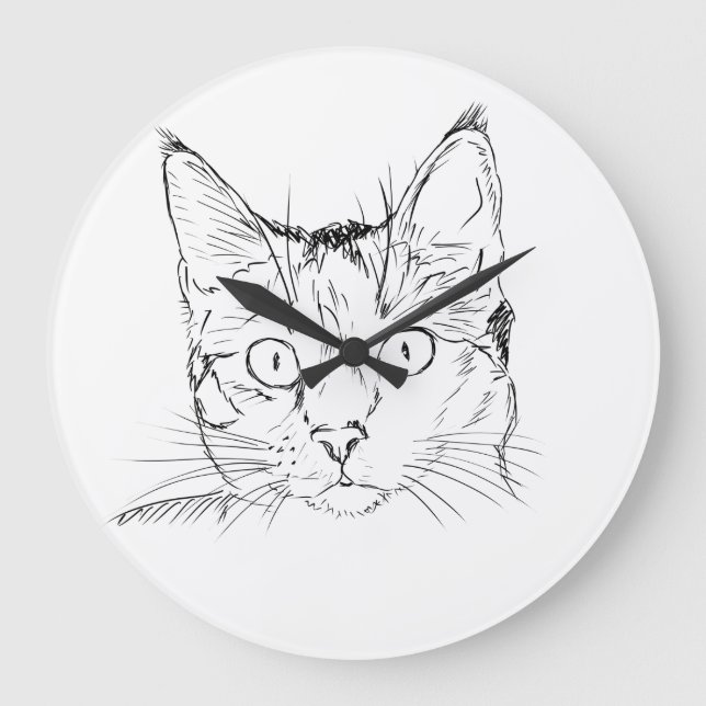 Cat on Clocks (Front)