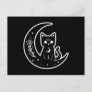 Cat on Moon Postcard