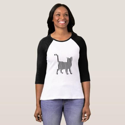 Cat on Stripes T-Shirt