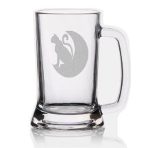 Cat on The Moon Beer Stein