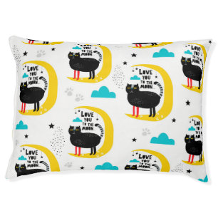 Cat on the moon pet bed