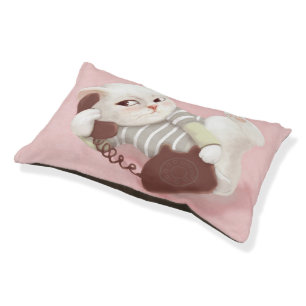 Cat on the Phone Pet Bed