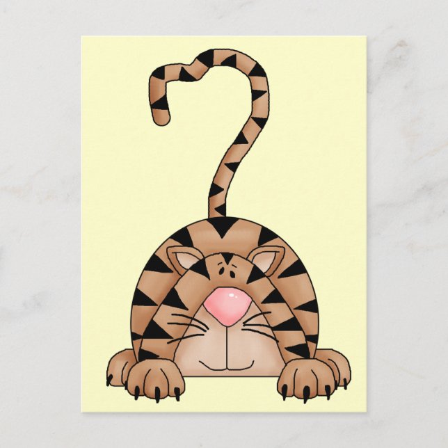 Cat On The Prey Postcard (Front)