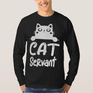 Cat operation cat owner motif T-Shirt
