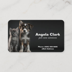Cat or Dog or Pet Walking / Sitting Business Card
