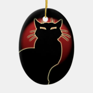 Cat Ornament Personalized Cat Decoration Gift