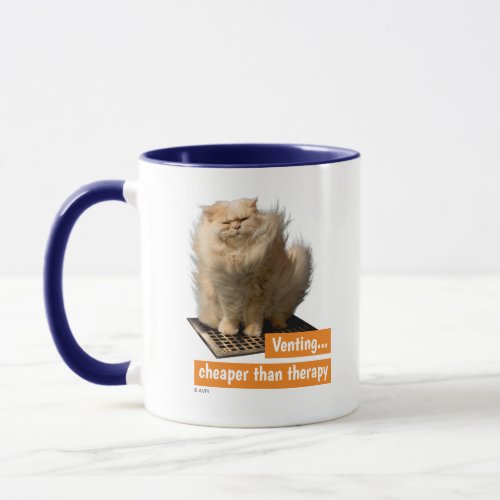 Cat Over Grate Mug
