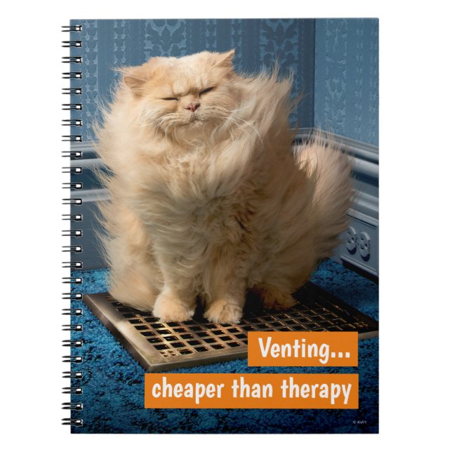 Cat Over Grate Notebook (Front)