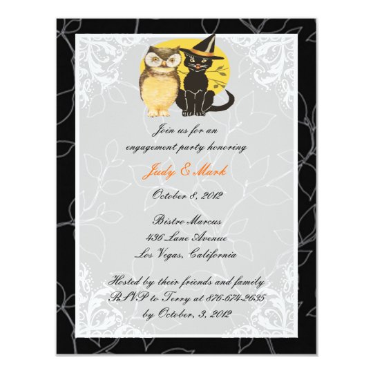 Halloween Engagement Party Invitations 3