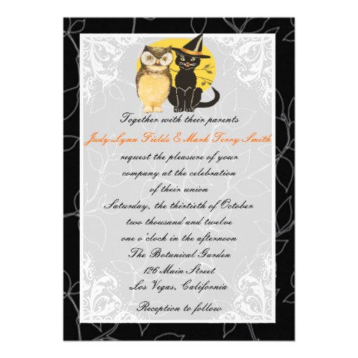 Wedding Invitations Owl 3