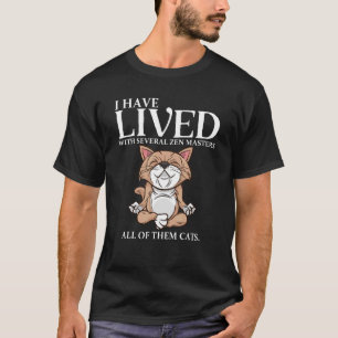 Cat Owner Buddhist Yoga Zen Meditation Spiritual T T-Shirt