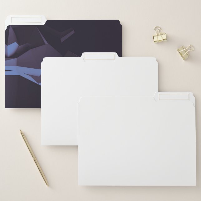 Cat owner gift | Cute Cat graphic File Folder (Set)