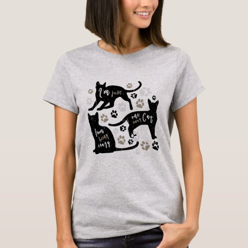 Cat Owner Gift Funny Kitty Paw Lover Graphic Art T_Shirt