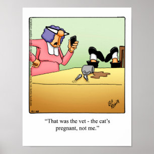 Cat Owner Humor Poster "Spectickles"