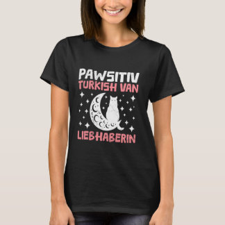 Cat owner PAWSITIV TURKISH VAN LIEBHABERIN women T-Shirt