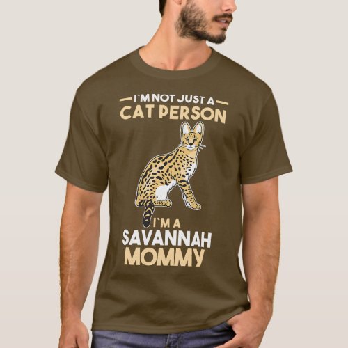 Cat Owner Savannah Mommy  friends T_Shirt