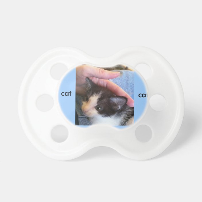 Cat Pacifier Adorable Kitten And The Word Cat 5160