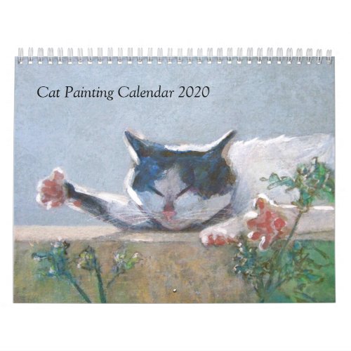 Cat Painting Calendar 1