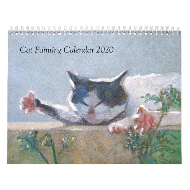 Cat Painting Calendar #1 (Cover)