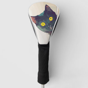 Cat Painting Pet Feline Animal Golf Head Cover