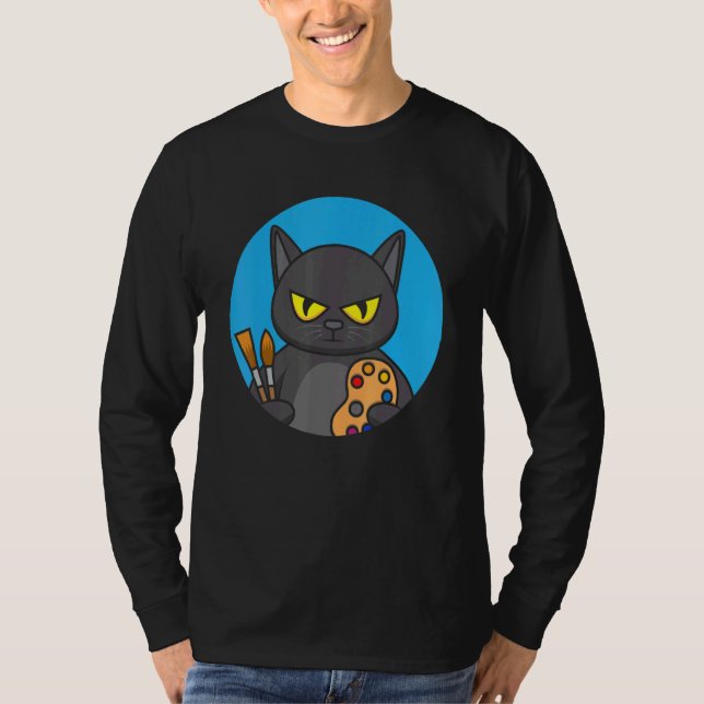 Cat painting T-Shirt (Front)