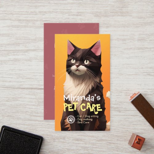 Cat Paper Carves Art Pet Care Clinic Loyalty Punch