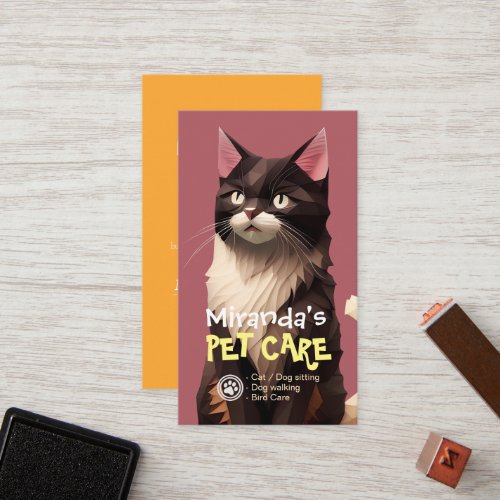 Cat Paper Carves Art Pet Care Clinic Loyalty Punch