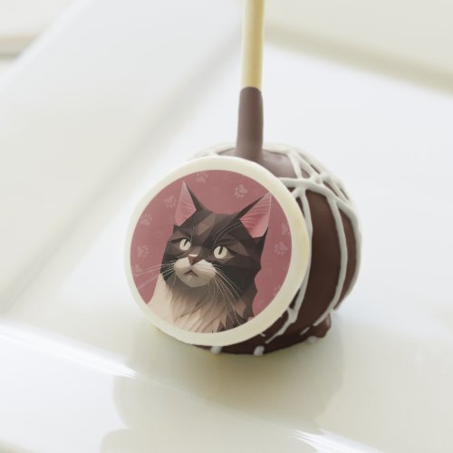 Cat Paper Cut Art Pet Care Food Shop Animal Clinic Cake Pops