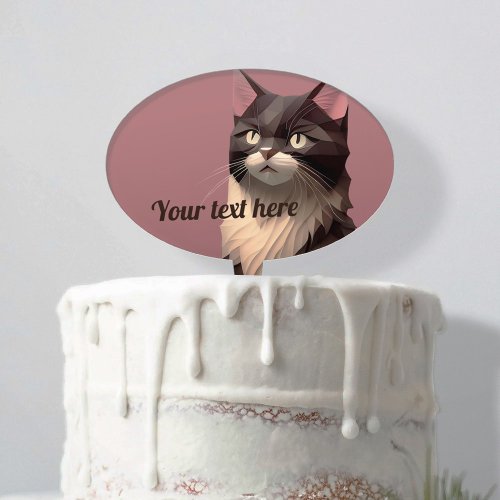 Cat Paper Cut Art Pet Care Food Shop Animal Clinic Cake Topper