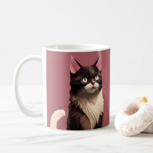 Cat Paper Cut Art Pet Care Food Shop Animal Clinic Coffee Mug