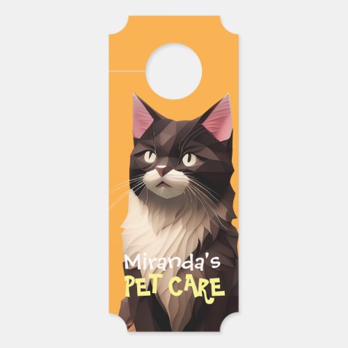 Cat Paper Cut Art Pet Care Food Shop Animal Clinic Door Hanger