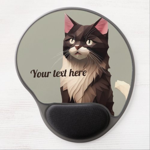 Cat Paper Cut Art Pet Care Food Shop Animal Clinic Gel Mouse Pad