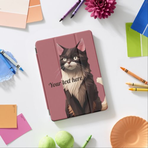 Cat Paper Cut Art Pet Care Food Shop Animal Clinic iPad Air Cover