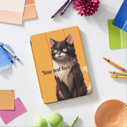 Cat Paper Cut Art Pet Care Food Shop Animal Clinic iPad Air Cover