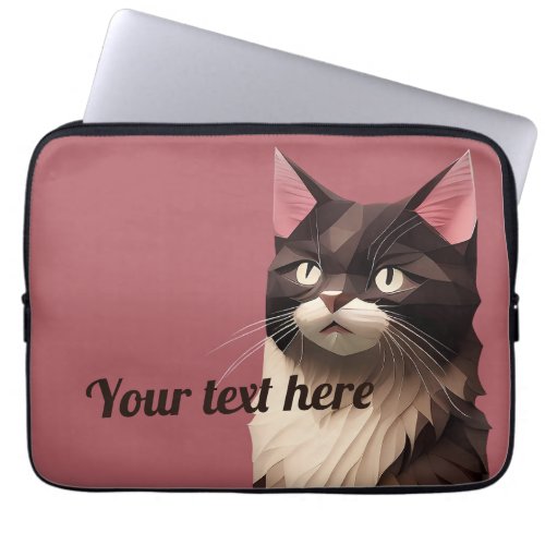 Cat Paper Cut Art Pet Care Food Shop Animal Clinic Laptop Sleeve