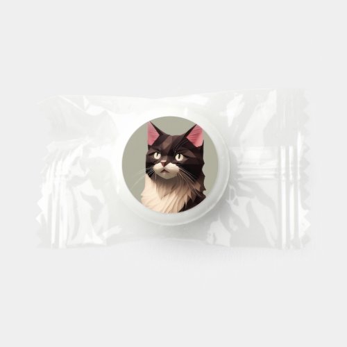 Cat Paper Cut Art Pet Care Food Shop Animal Clinic Life Saver Mints