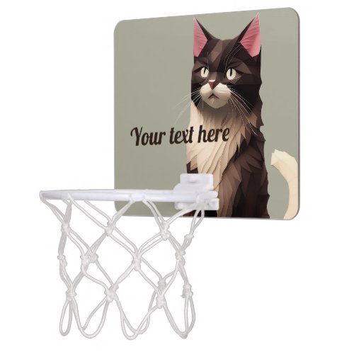 Cat Paper Cut Art Pet Care Food Shop Animal Clinic Mini Basketball Hoop