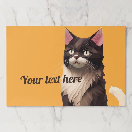 Cat Paper Cut Art Pet Care Food Shop Animal Clinic Paper Pad