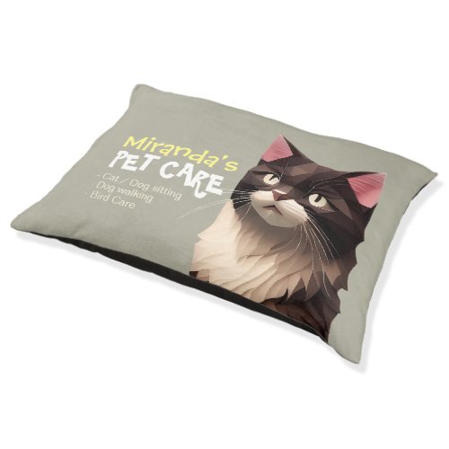 Cat Paper Cut Art Pet Care Food Shop Animal Clinic Pet Bed