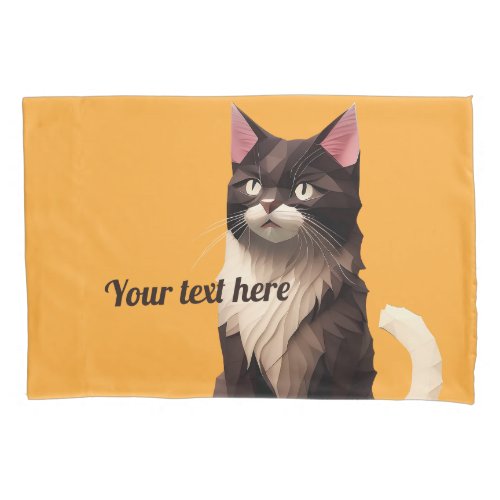 Cat Paper Cut Art Pet Care Food Shop Animal Clinic Pillow Case