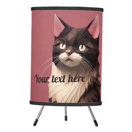 Cat Paper Cut Art Pet Care Food Shop Animal Clinic Tripod Lamp