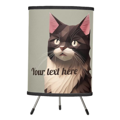 Cat Paper Cut Art Pet Care Food Shop Animal Clinic Tripod Lamp