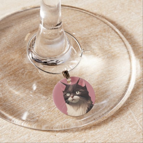 Cat Paper Cut Art Pet Care Food Shop Animal Clinic Wine Charm
