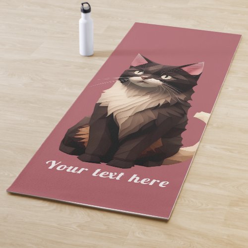 Cat Paper Cut Art Pet Care Food Shop Animal Clinic Yoga Mat